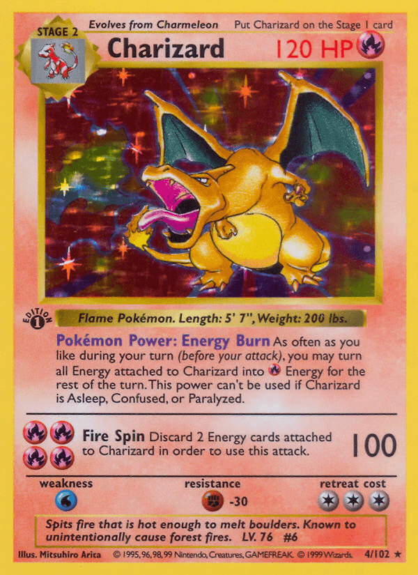 Sample Pokémon card preview