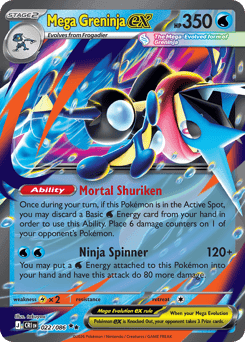Mega Greninja ex — Chaos Rising