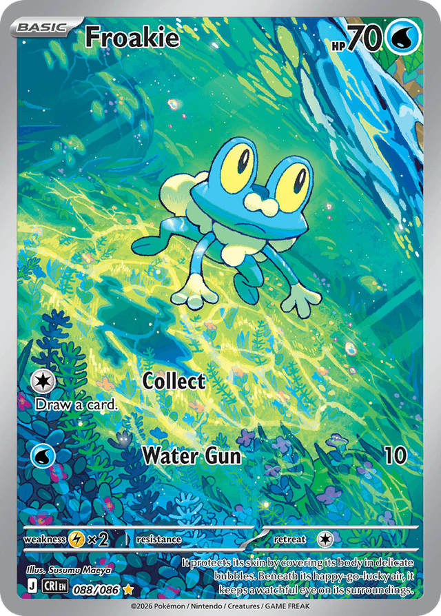 Froakie #88 from Chaos Rising — recent eBay sold price: $31.77