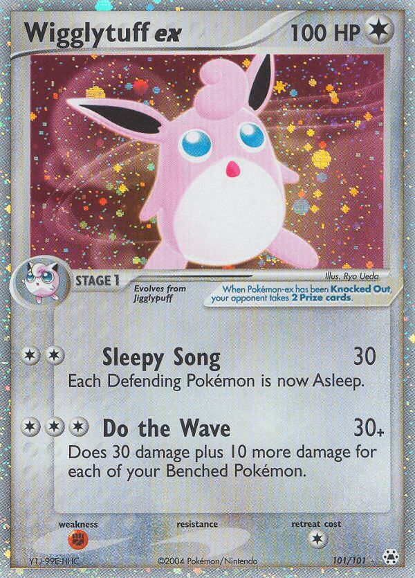 Wigglytuff ex #101 from Hidden Legends — recent eBay sold price: $0.00